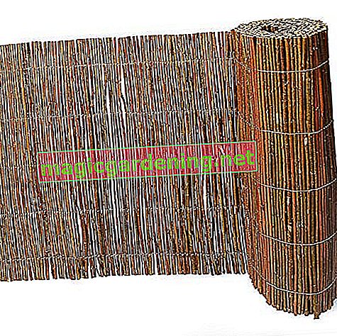 Вербовий килимок Weidenprofi, завіса з верби, огороджувальний роликовий паркан (ШХВ) 300 x 50 см