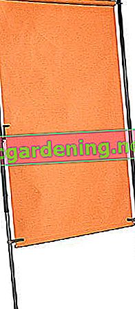 Екран за поверителност на балкона Angerer uni оранжев PE, ширина 150 см, 2319/1005