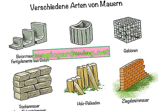 Mur en pierre naturelle: différents types de murs